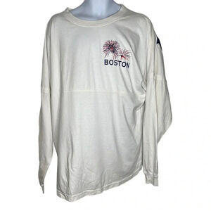 Zero Gravitee Boston America spirit jersey men’s white fireworks sz 2XL